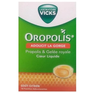 Vicks Oropolis Coeur Liquide Gelee Royale Sabor Limón 16 Pastillas