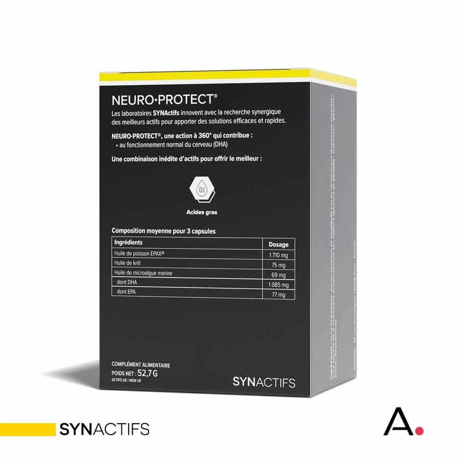 Aragan Synactifs Neuro-protect Fonctionnement Cérébral 60 Capsules