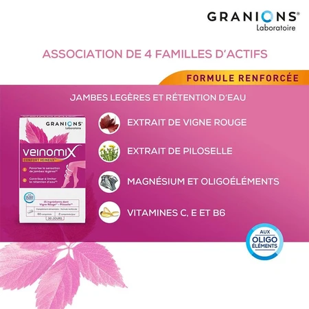Granions Veinomix 60 Comprimes