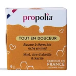Propolia Baume à lèvres bio Riche en miel Une touche de douceur 6g