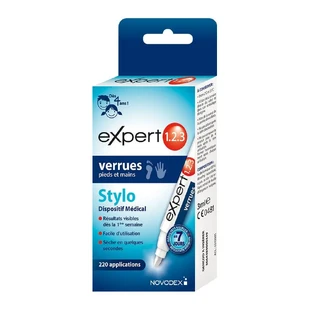 Novodex Expert 1.2.3 Pluma para verrugas 3ml