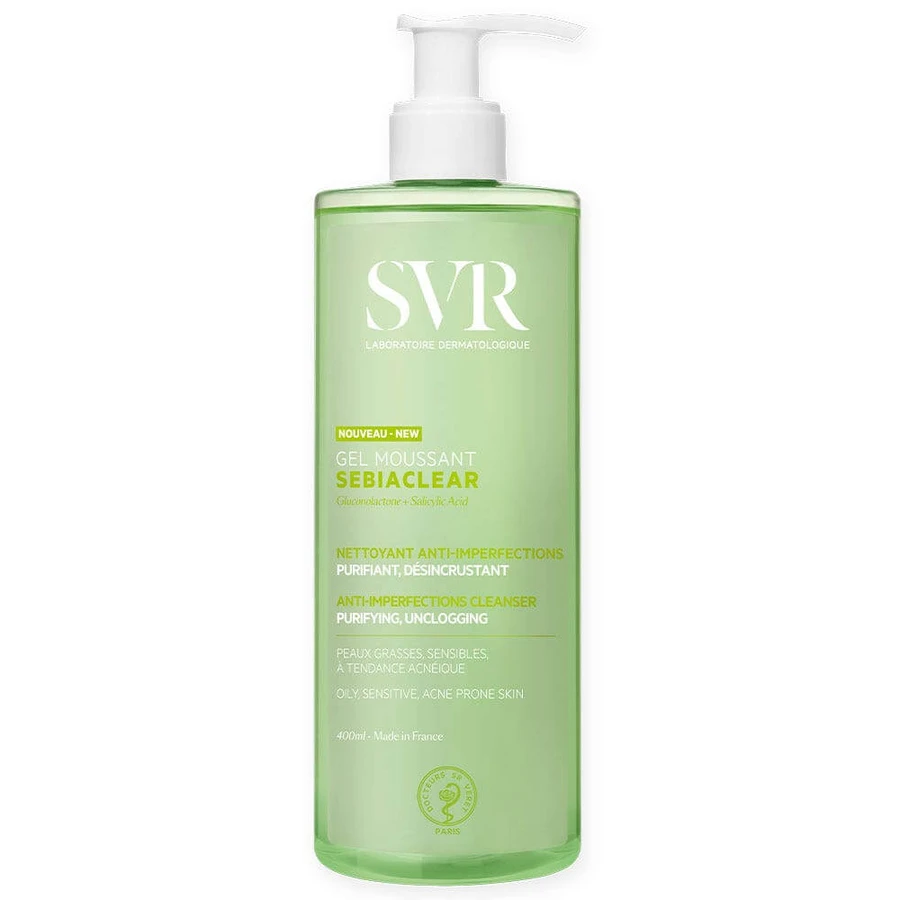 Svr Sebiaclear zeepvrije reiniger, zuiverend en ontgiftend 400ml