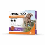 Frontline Frontpro Antiparasitic large dog 20-50kg against fleas and ticks x3 tablets