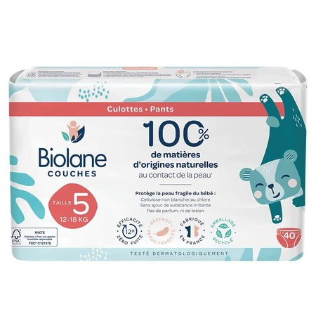 Biolane Luiers maat 5 12 à 18 kg x40