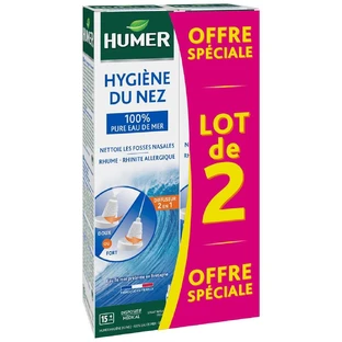 Humer Neushygiëne Isotoon Zeewater Volwassene 2x150ml
