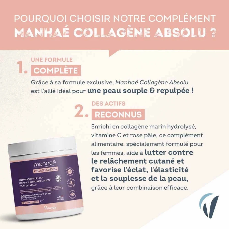 Manhaé Absolute Collagen Schokoladengeschmack 200g