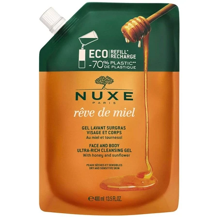 Nuxe Reve De Miel Eco Navulgel Lavant Surgras 400 ml