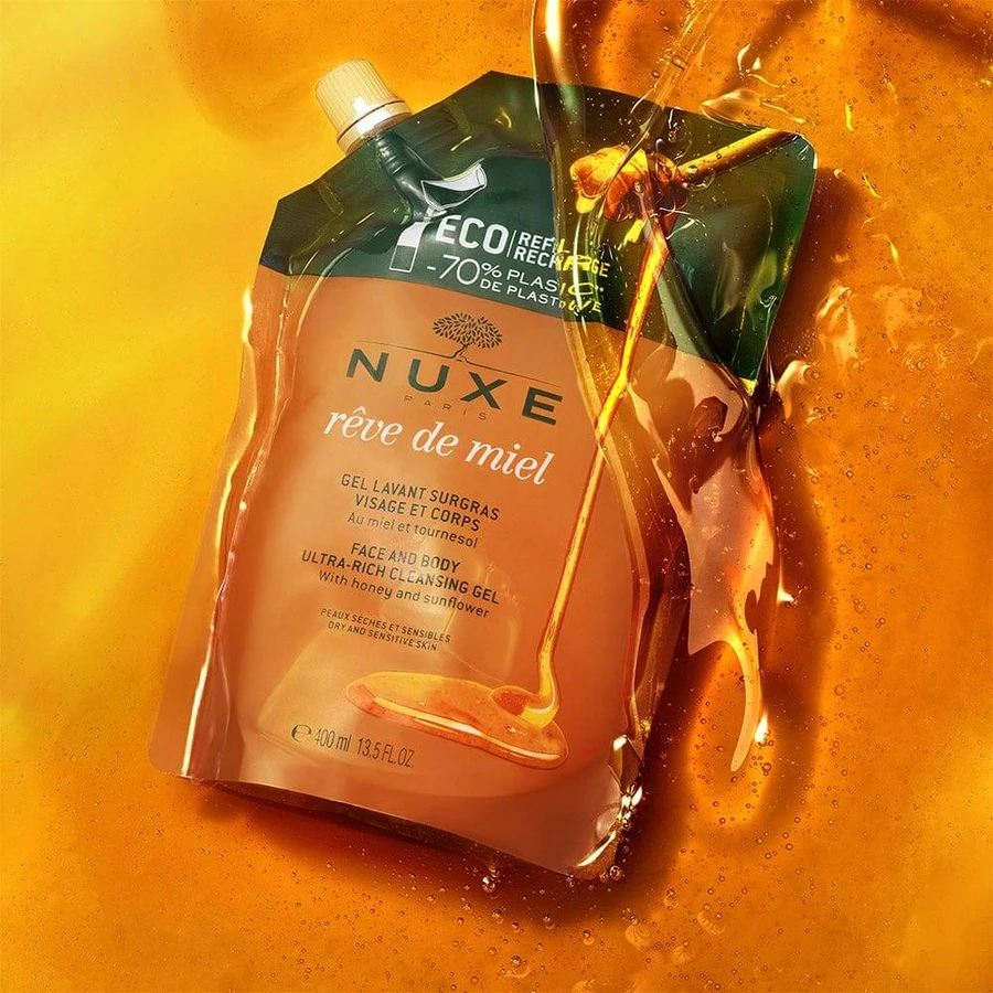 Nuxe Reve De Miel Eco Navulgel Lavant Surgras 400 ml