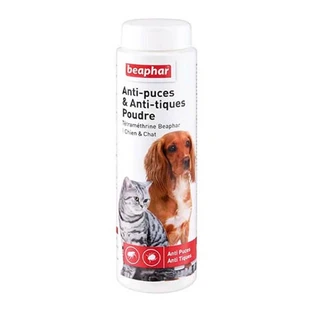 Beaphar Poudre Anti Puces Et Tiques Tetramethrine Pour Chien Et Chat 150g