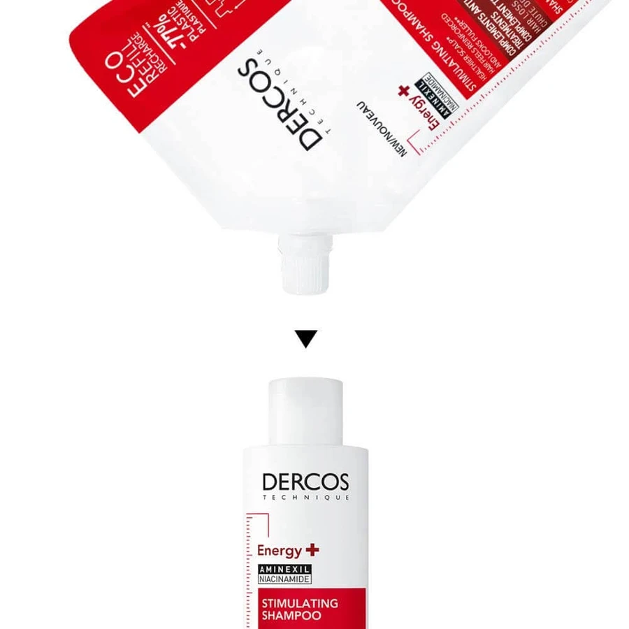 Vichy Dercos Energiegevende Shampoo met Aminexil Anti-Haaruitval Aanvulling 200ml