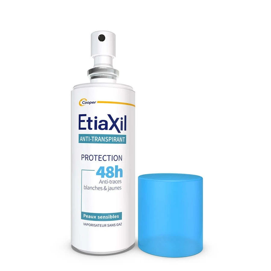 Etiaxil Desodorante Antitranspirante Spray 48h Protege Axilas Transpiración Moderada Piel Sensible 100ml