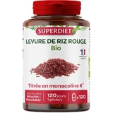 Superdiet Organic red yeast rice 120 capsules