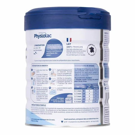 Physiolac 1 Milk Powder 0 to 6 months 800g