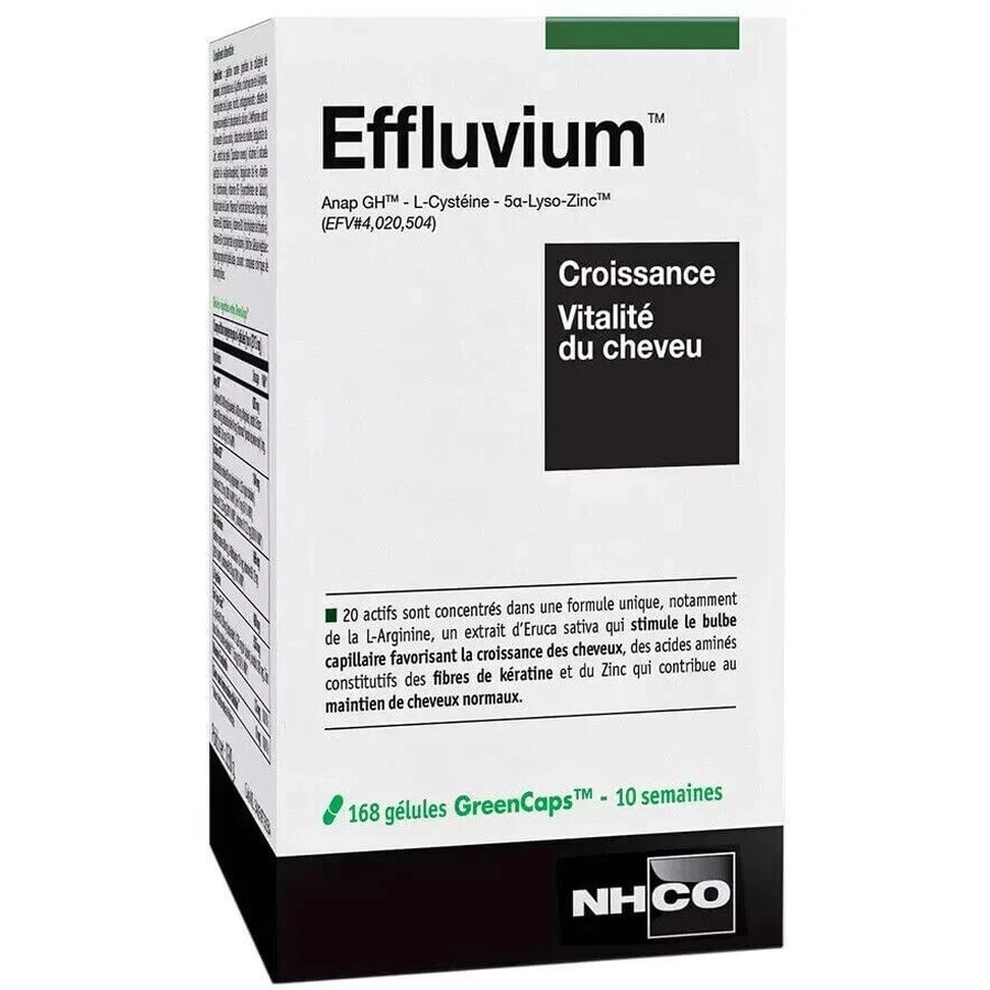 Effluvium Crecimiento capilar, 168 cápsulas, NHCO Nutrition