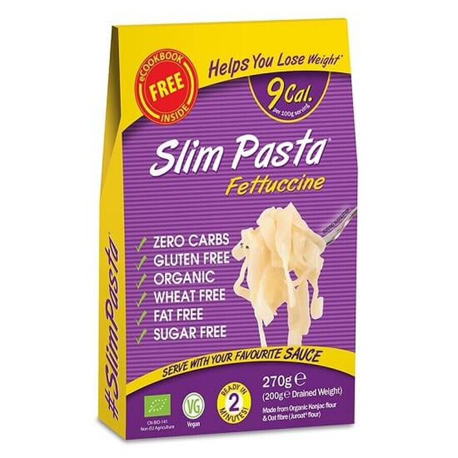 Eco Konjac Fettucini, 270g, Slim Pasta