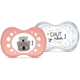 Chupetes anatómicos Dodie Abrazos nocturnos para bebés en familia 6 meses o más x2