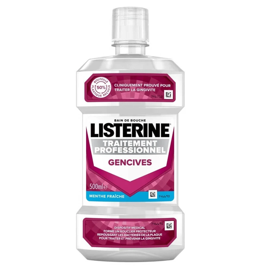 Listerine Bath Professional Zahnfleischbehandlung Frische Minze 500 ml