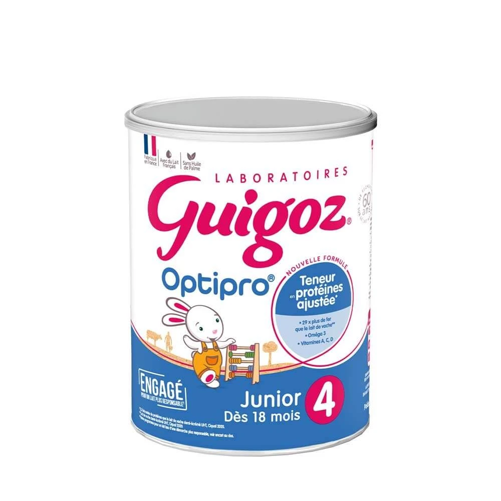 Guigoz Optipro Crescita 4 Melkpoeder Junior vanaf 18 maanden 900g