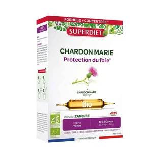 Superdiet Mariendistel Bio Verdauung 20 Protection Du Foie 20 Ampullen