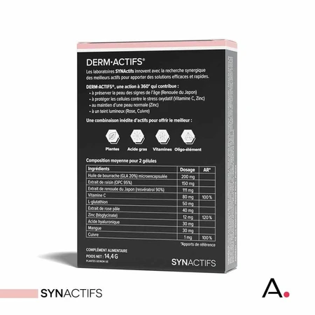 Aragan Synactifs DermActifs Skin 30 Capsules