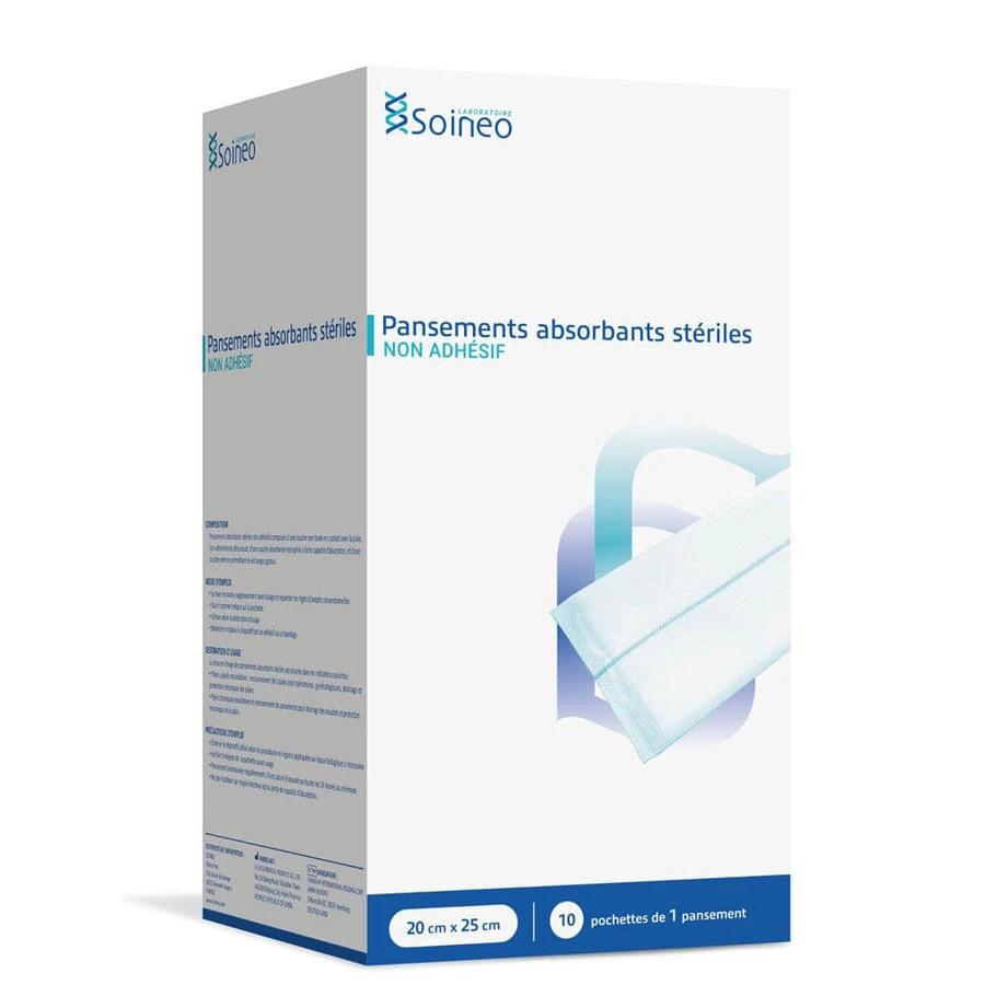 Soineo Steriel niet-klevend absorberend verband 20x25cm x10
