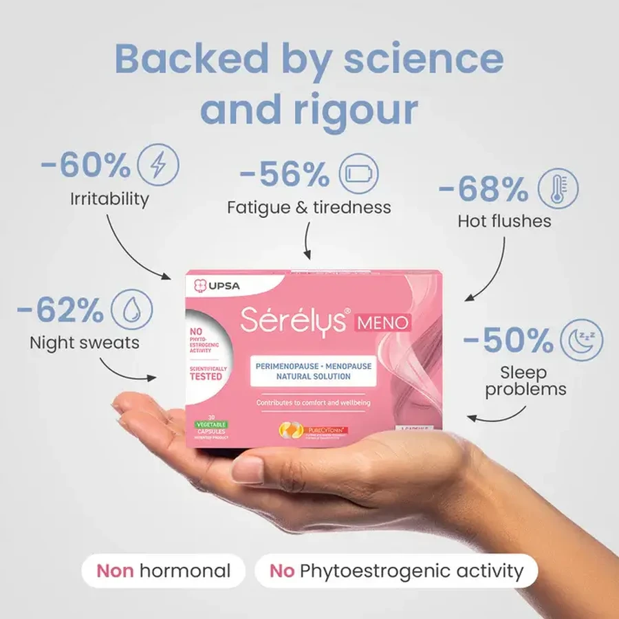 Sérélys Meno (Peri)-Menopauze Ongemakkelijk 30 Capsules