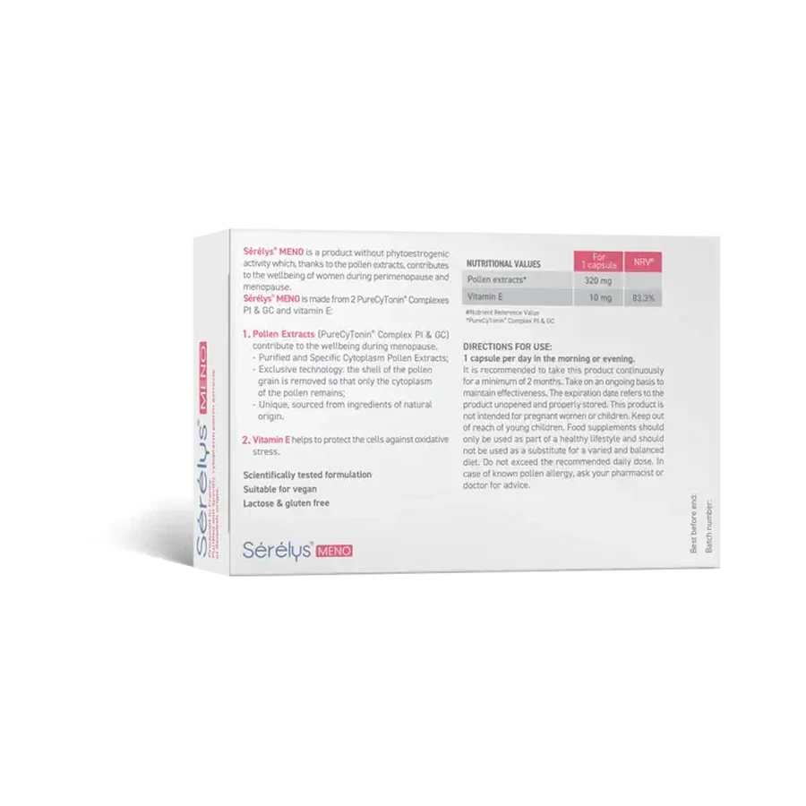 Sérélys Meno (Peri)-Menopauze Ongemakkelijk 30 Capsules