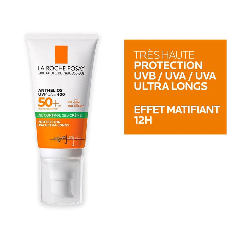 La Roche-Posay Anthelios Gel-Dry Touch Zonnecrème Gezicht Met Parfum Spf50+ Xl Sans Parfum 50ml