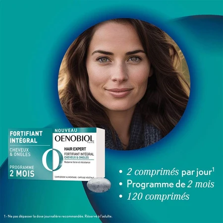 Oenobiol Hair Expert Integral Fortifying Hair and Nails 2x60 Tablets