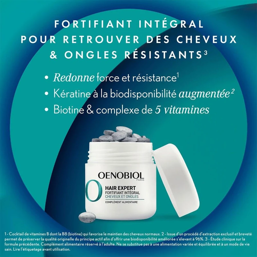 Oenobiol Hair Expert Integral Fortifying Hair and Nails 2x60 Tablets