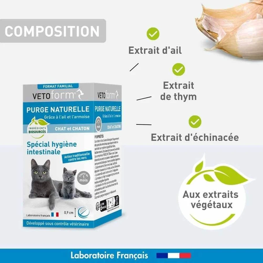 Vetoform Kitten Family Purge 50 tabletek: ceny i cechy