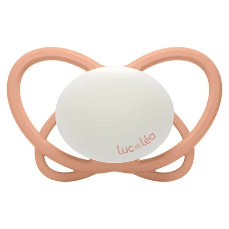 Luc Et Lea Physiological silicone pacifiers without rings Night 6 to 18 months x2