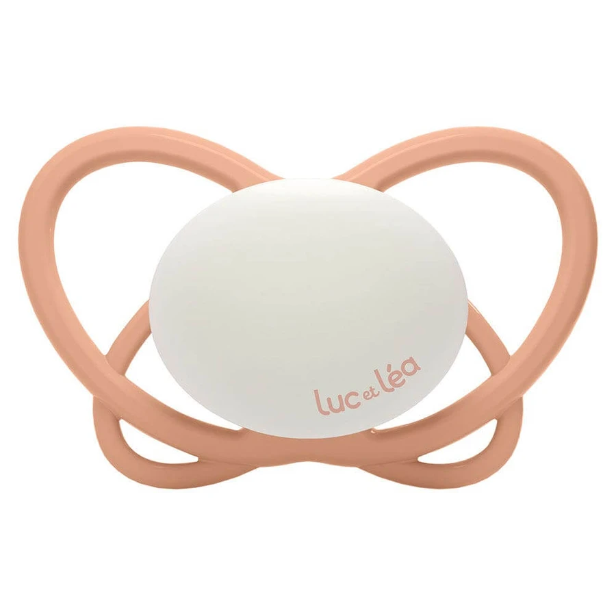 Luc Et Lea Physiological silicone pacifiers without rings Night 6 to 18 months x2