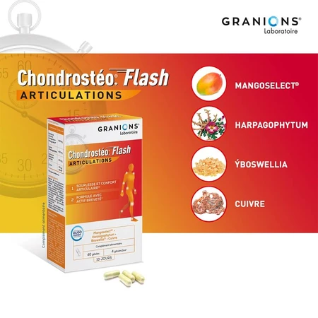 Granions 40 Cápsulas Condrosteo Flash