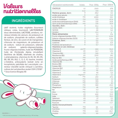 Guigoz Guigozgest GuigozGest 1 Leche en Polvo Fórmula Espesada 0-6 meses Dès La Naissance Jusqu'à 6 Mois 800g