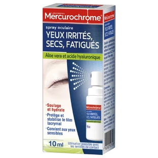 Mercurochrome geïrriteerde, droge en vermoeide ogen oogspray 10ml