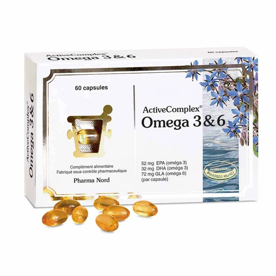 Pharma Nord ActiveComplex Omega 3 en 6 60 Capsules