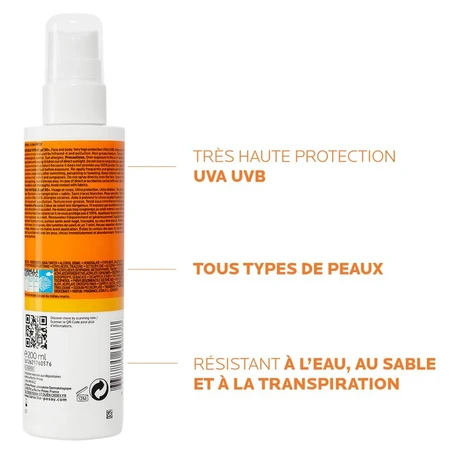 La Roche-Posay Anthelios Solar Spray Corporal FPS 50+ Muy Alta Protección Con Perfume 200ml