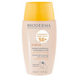 Fluid cream for combination and oily skin SPF 50+ Very Dark Photoderm Nude Touch, 40 ml, Bioderma