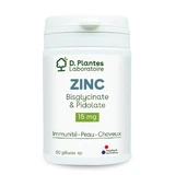 D. Plantes Zinkbisglycinaat en pidolaat 15 mg 60 capsules