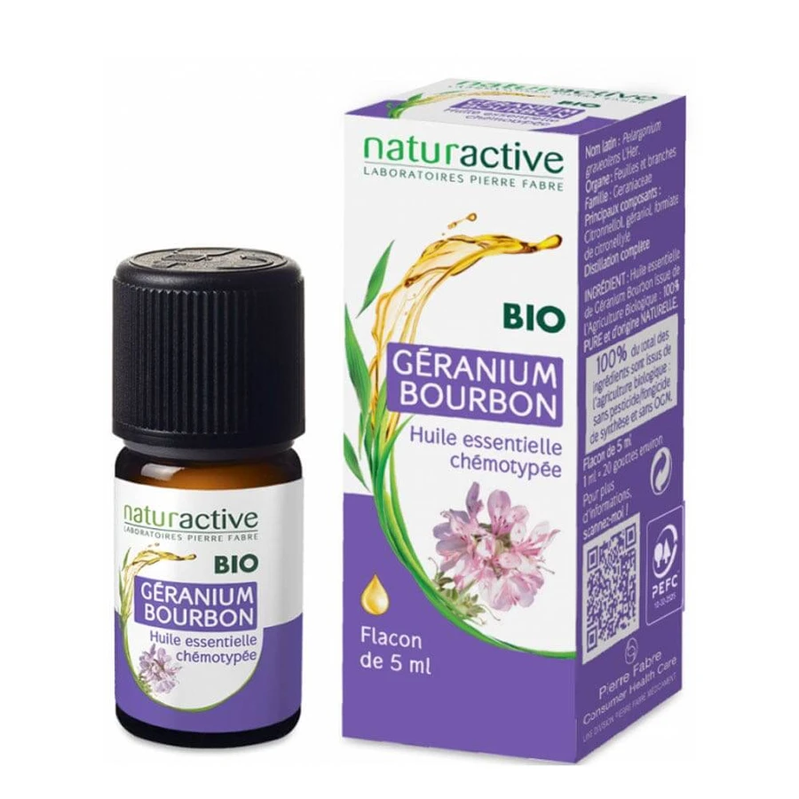 Naturactive Essentiële olie Bio Geranium Bourbon 5ml