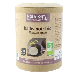 Nat&Form RAVANEL NEGRO BIO 200 cápsulas