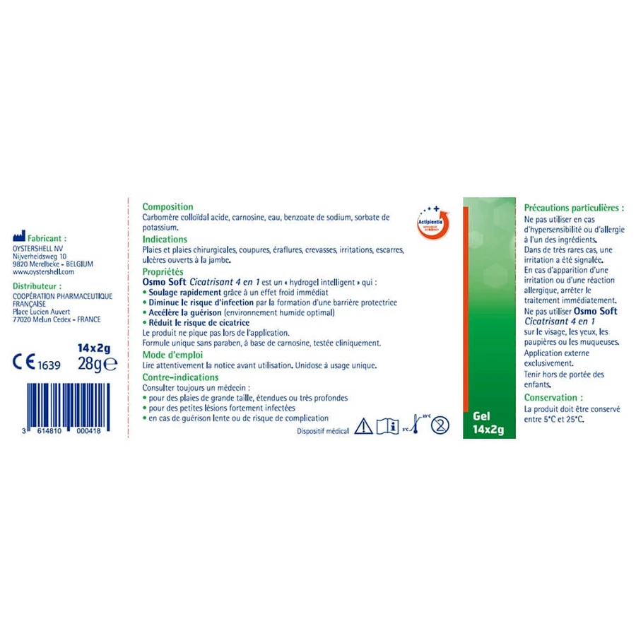Osmo Zachteicatrispe 4in1 unidose x14