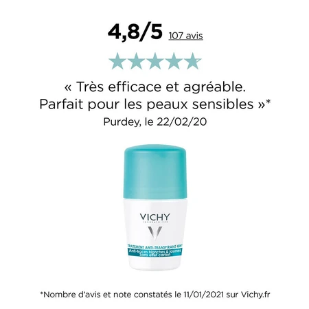 Vichy Deodorant Anti-Transpirant Roll-on 50ml
