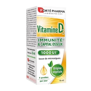 Forté Pharma Vitaminen D3 Druppelaar 15ml