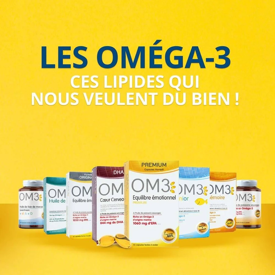 OM3 DHA HEART BRAIN VISION 60 Kapseln