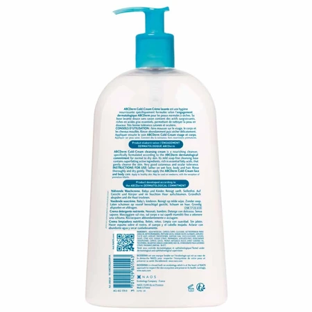Bioderma Abcderm Nourishing Baby and Child Cold Cream 1l: ceny i cechy
