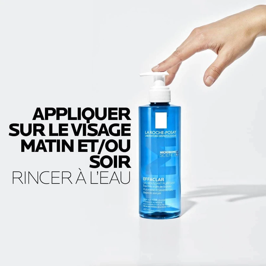 La Roche-Posay Effaclar Cleansing Face Gel Foaming Fettige Akne-Haut 400ml