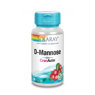 Solaray D-mannose Plus Cranactine 60 Capsules