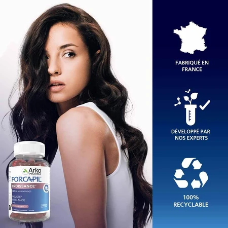 Arkopharma Forcapil Crescita Cheveux et Ongles 60 Gummy Snoepjes